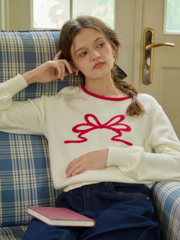 【Final Sale】Minnie Round Neck Sweater Online now - Image 5