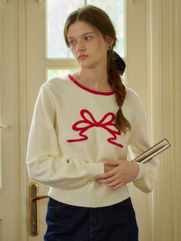 【Final Sale】Minnie Round Neck Sweater Online now