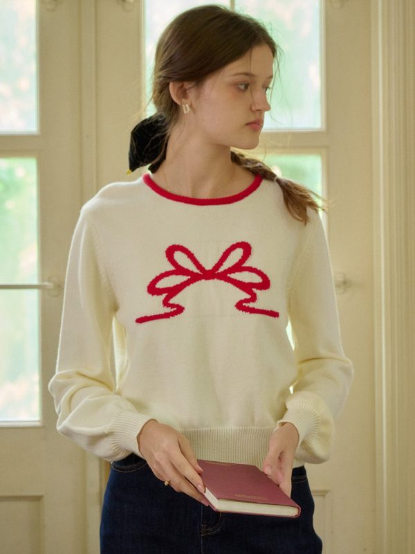 【Final Sale】Minnie Round Neck Sweater Online now - Image 4